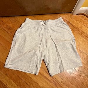 Reigning Champ Light Oatmeal Gray Shorts - Medium